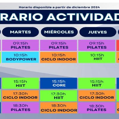 NUEVO CALENDARIO DE ACTIVIDADES 